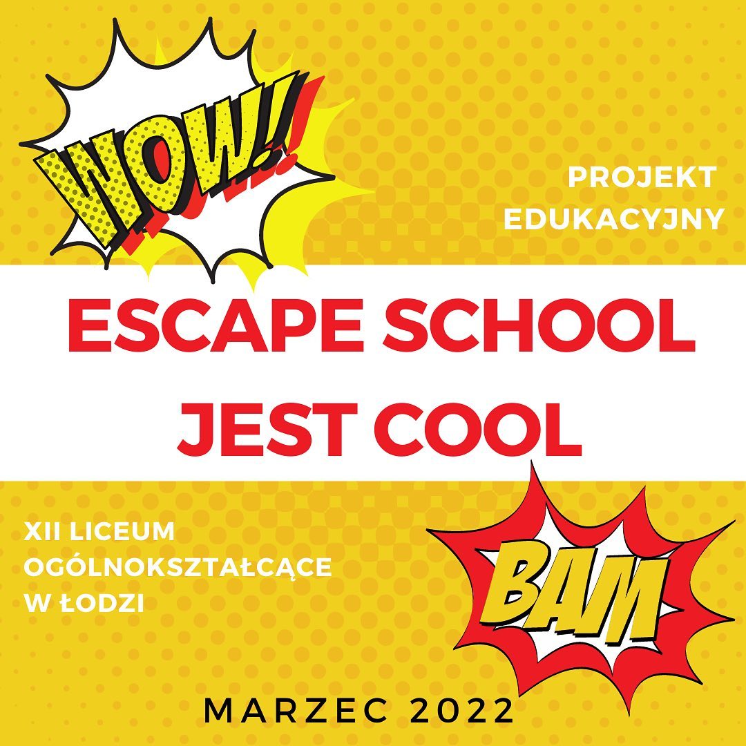 logo escape school jest cool
