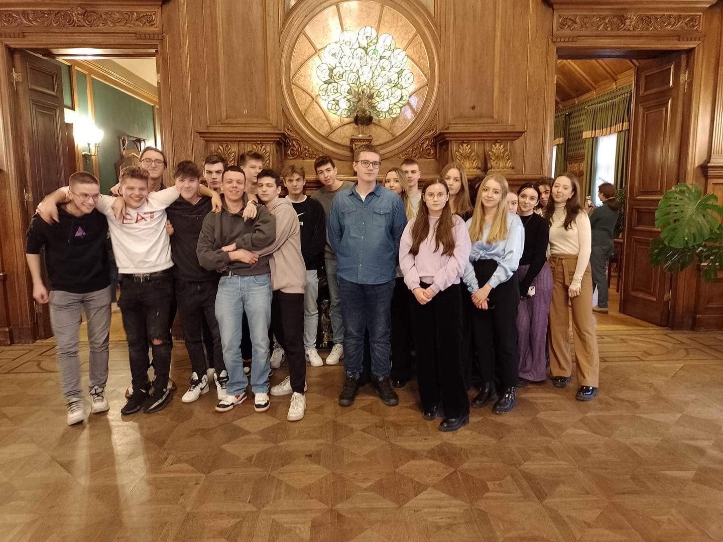 wizyta w Pałacu Poznańskiego - uczestnicy