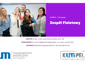 Podsumowanie 8 edycji Programu Mentorskiego Uniwersytetu Medycznego w Łodzi "Kumpel"