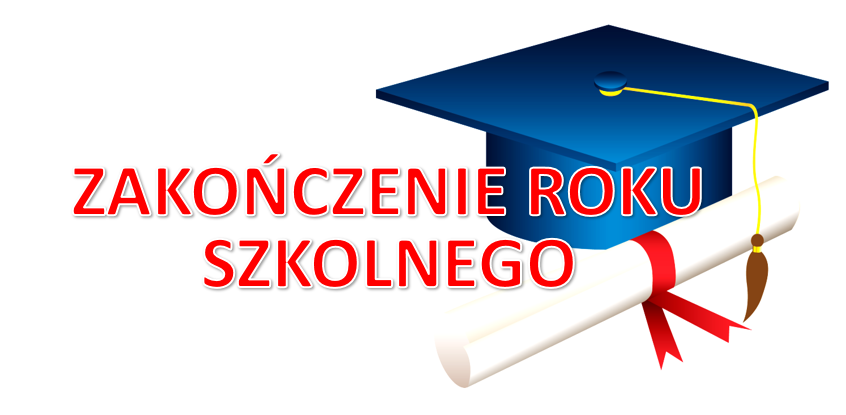 zakończenie roku szkolnego - czapka uczniowska ze świadectwem