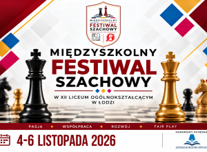 KOMUNIKAT ORGANIZACYJNY DRUŻYNOWYCH MISTRZOSTW ŁODZI SZKÓŁ PODSTAWOWYCH i SZKÓŁ PONADPODSTAWOWYCH W SZACHACH