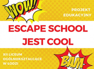 "Escape school jest COOL"