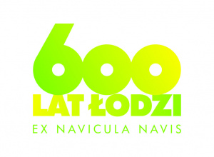 logo 600 lat Łodzi