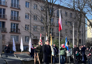 Narodowy Dzień Pamięci "Żołnierzy Wyklętych" - uroczystość przed Pomnikiem Ofiar Komunizmu - przemówienie