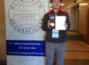 Aleksander Kosiewicz 4D - Finalista XLIX Olimpiady Geograficznej