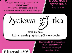 Warsztaty dla dwunastkowiczek.