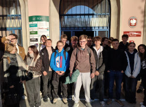 Wizyta uczniów XII LO w Szkole Głównej Handlowej w Warszawie.